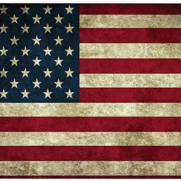 NEW DISTRESSED RUSTIC VINTAGE USA AMERICAN FLAG METAL TIN SIGN 8"X12" HOME DECOR - Picture 5 of 5